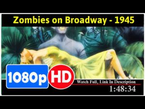 Zombies on broadway vintage cover.